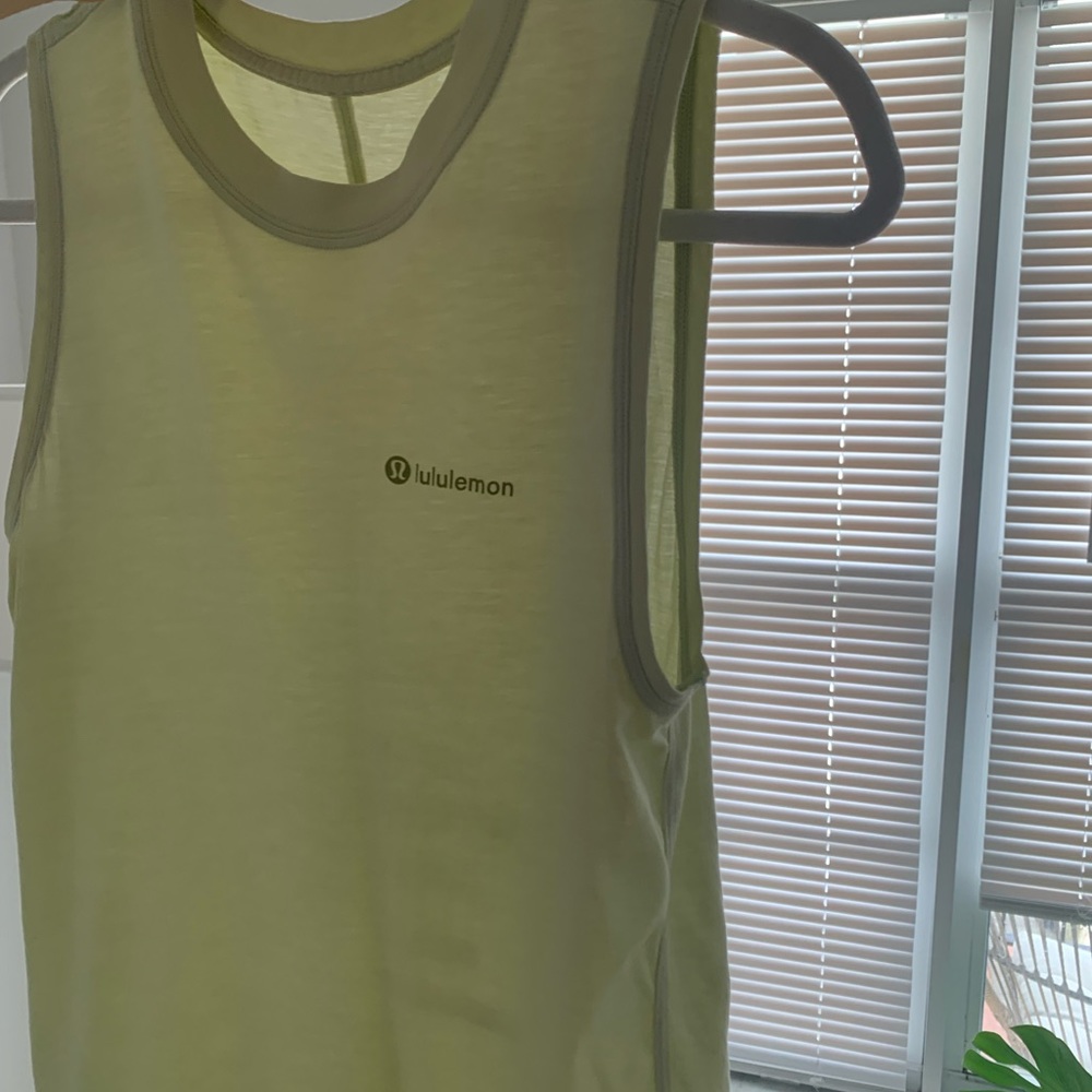Lululemon All Yours Tank Size 2 Yellow